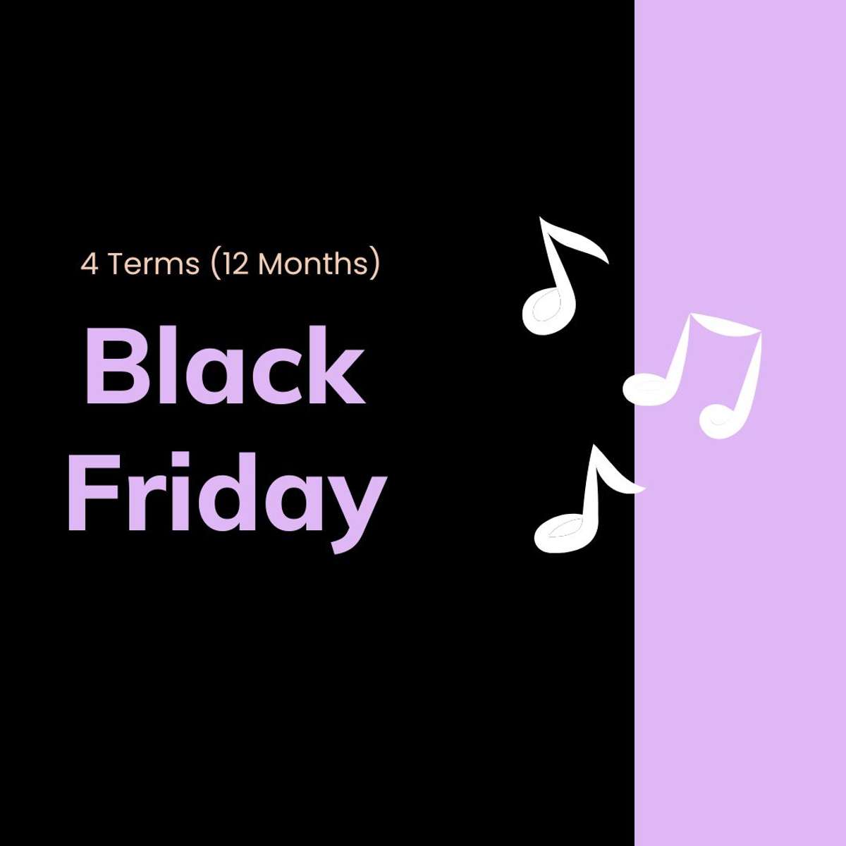 Black Friday Savings Event CA (4 Terms - 2026)