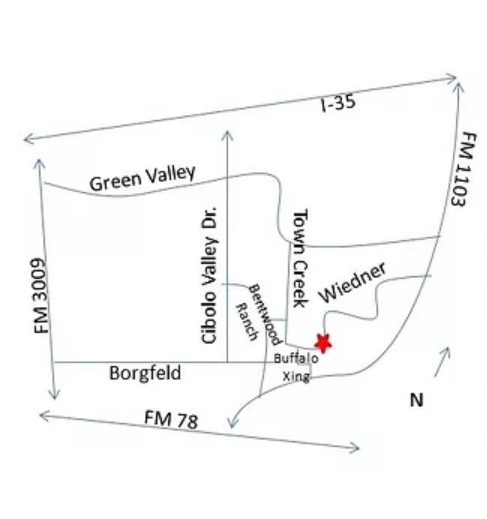 Map of Discovery Meadow Studio Surrounding Area