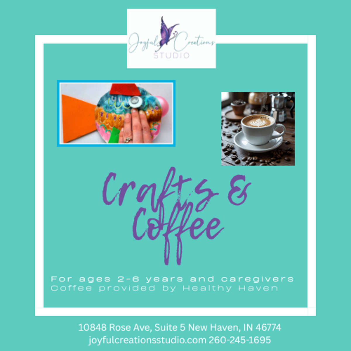 Crafts & Coffee for preschoolers