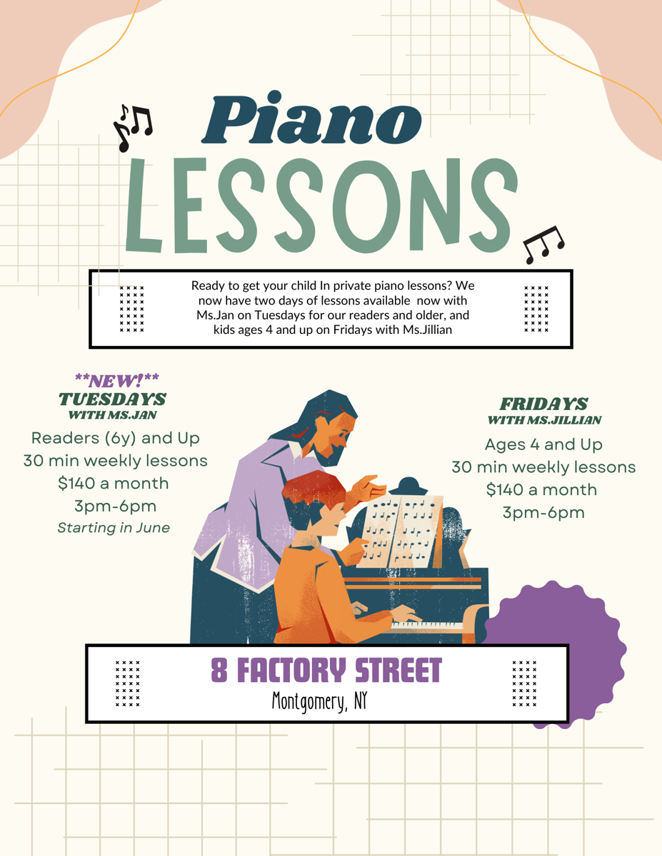 Private Piano Lessons With Ms. Jan 