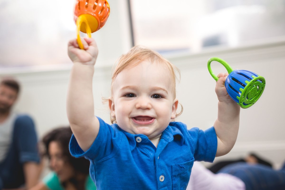 Find a music class for toddlers near you.