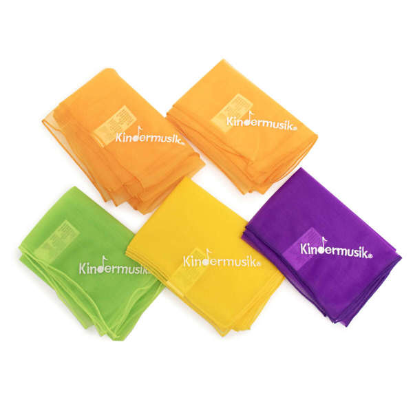 Kindermusik Mixed Scarf, set of 5